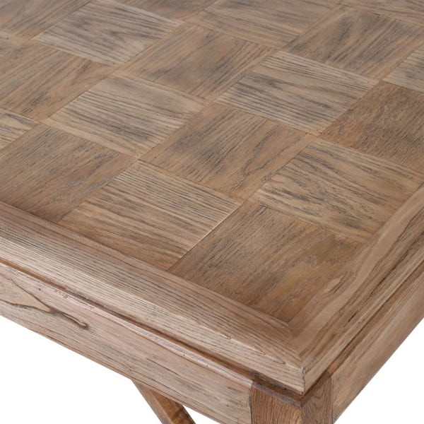 Telcon Oak Coffee Table - 76x144 cm, Brown Finish