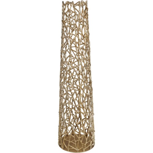 Sloane Gold Extra Large Floor Vase 122 cm in Aluminium