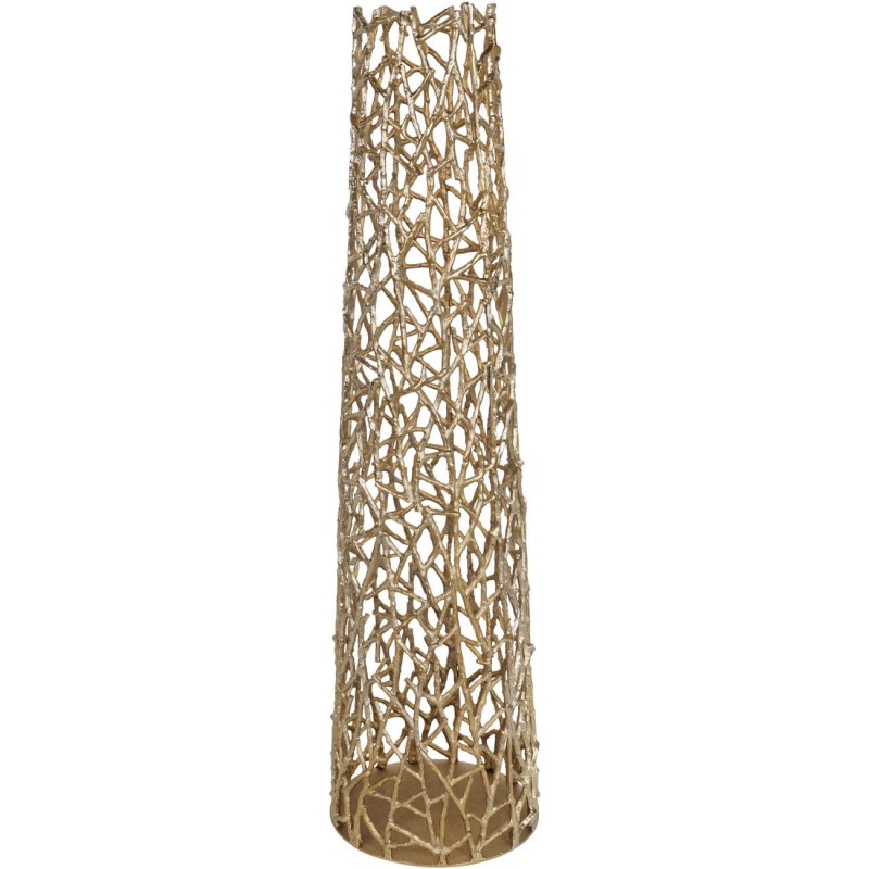 Sloane Gold 122cm Large Decorative Metal Carved Vase