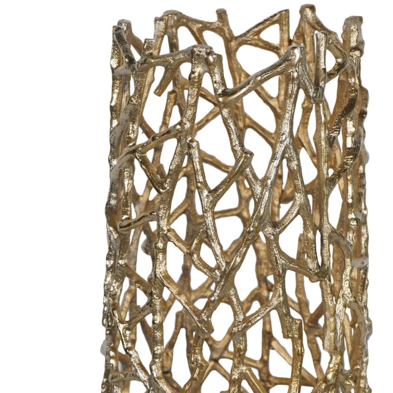 Gold Sloane floor vase for a living room