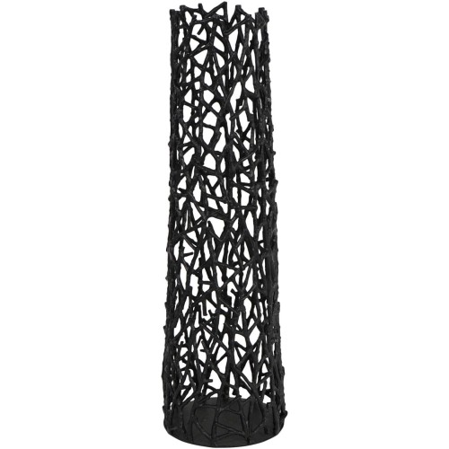 Sloane Black Large Floor Vase 94 cm in Aluminium