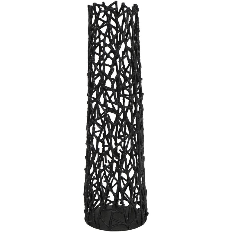 Sloane Black large floor vase 94 cm in aluminium