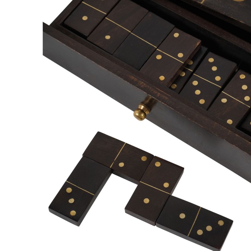 Decorative box with dominoes for a study