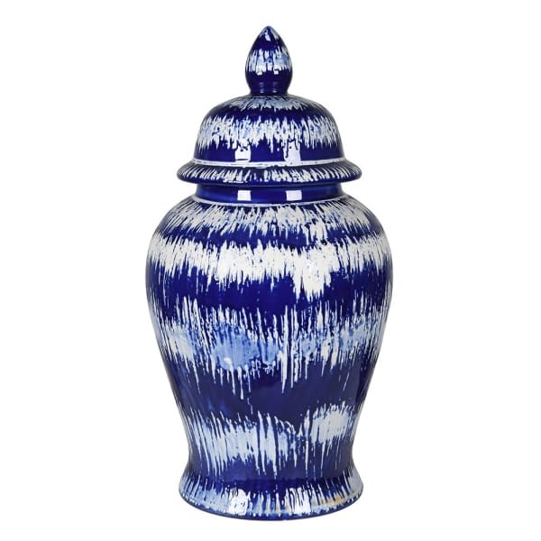 Blue Ceramic Vase - Blue Amphora Ceramics 45 cm
