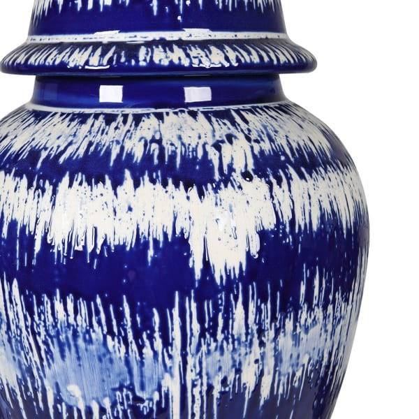 Blue Ceramic Vase - Blue Amphora Ceramics 45 cm