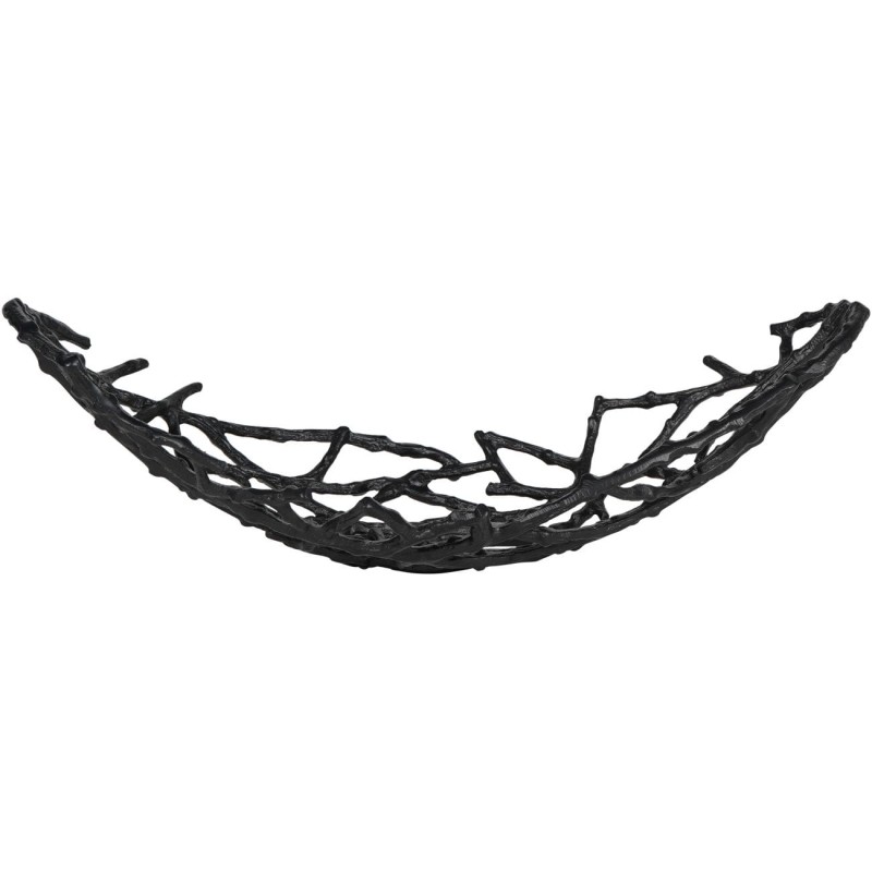 Sloane Black decorative bowl 50 cm in aluminium