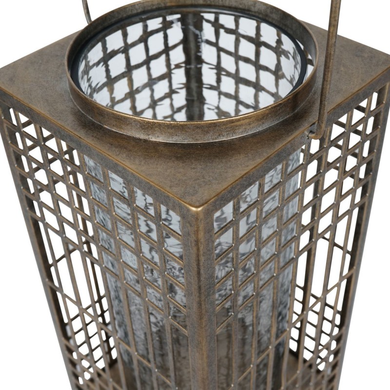 Eccleston gold lantern for a living room