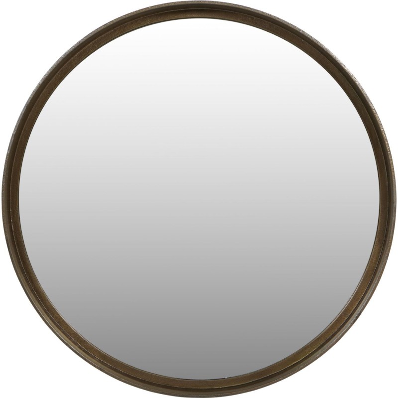 Brompton Brass 100 cm Round Mirror with Aluminium Frame