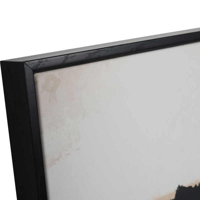Brush diptych in two slim black frames