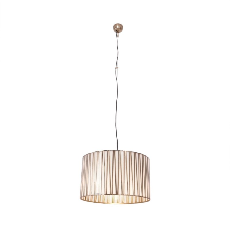Bardem glass pendant light 50 cm in antique brass