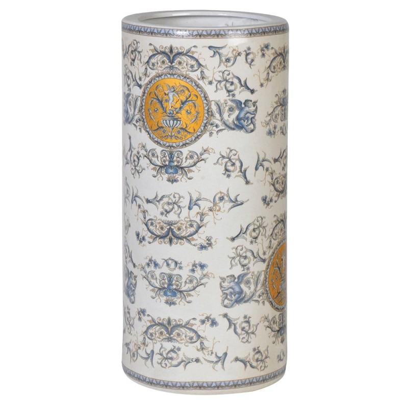 Decorative porcelain umbrella stand for hallway or entrance hall