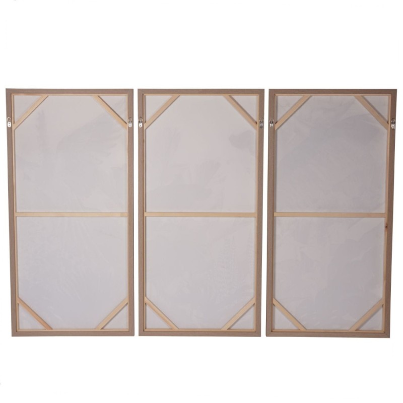 Tropic framed canvas panels for a living room