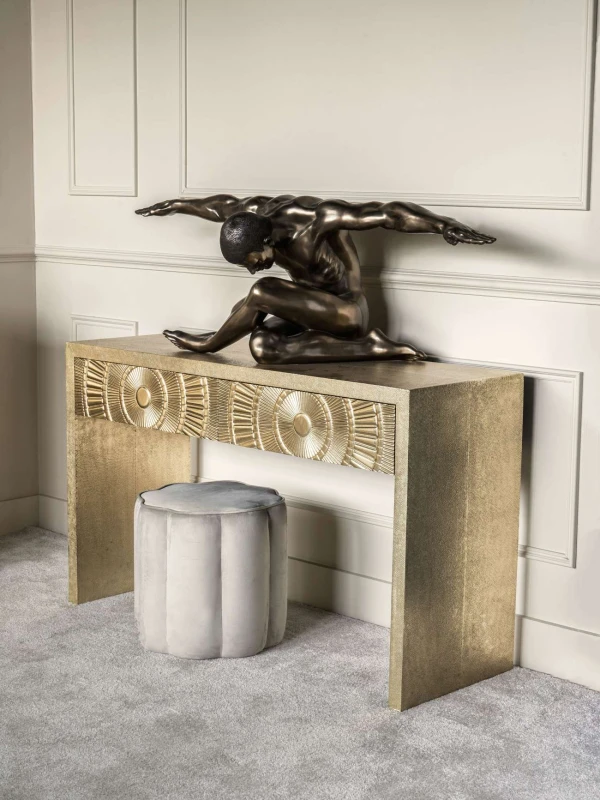 Halycon Male sculpture 138 cm with bronze finish