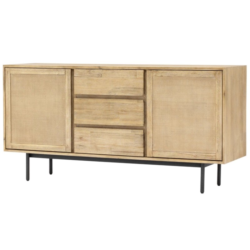 Jupiter Acacia Rattan Sideboard Three Drawers 160 cm
