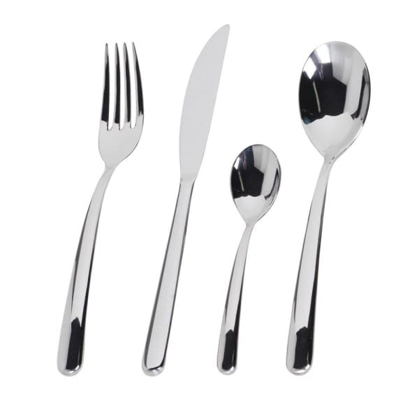 Chelsea 16-piece stainless steel cutlery set in black gift box