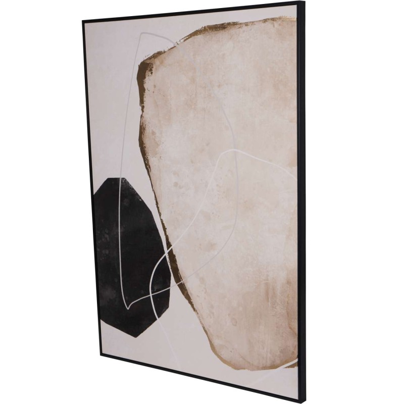 Modern abstract wall art for an elegant living room