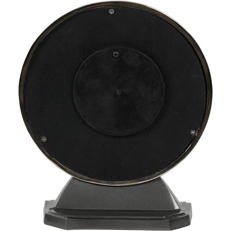 Aviation Large Mantel Clock 32 cm - Grey, Black, Gold Hands