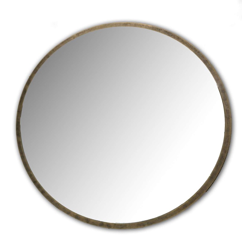 Primrose Gold mirror in an iron frame