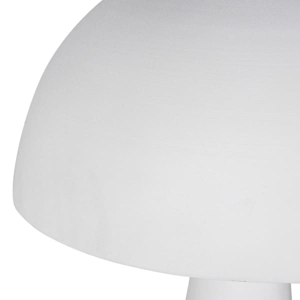 Iron White table lamp 74 cm with metal shade
