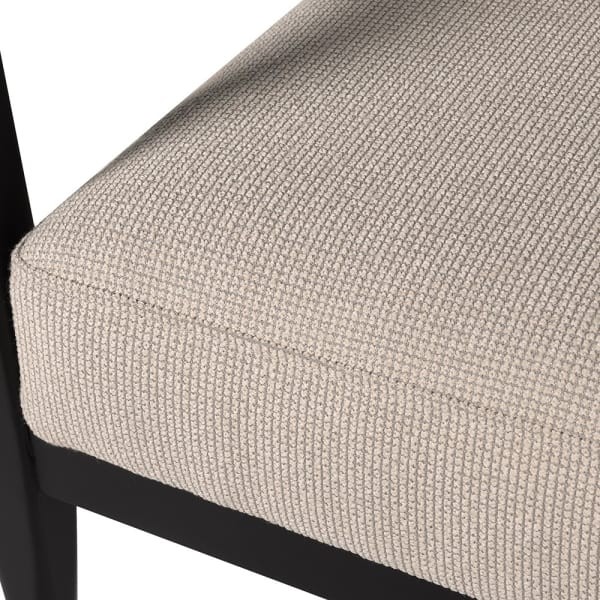 Black Viennese cane armchair for an elegant living room