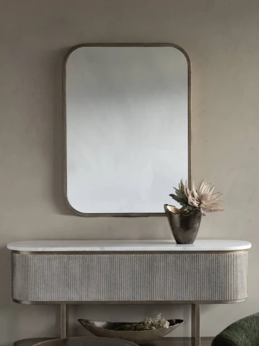 Primrose Gold Rectangular Wall Mirror 102 × 76 cm