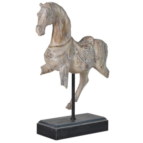 Horse on Stand Decorative Sculpture 48cm