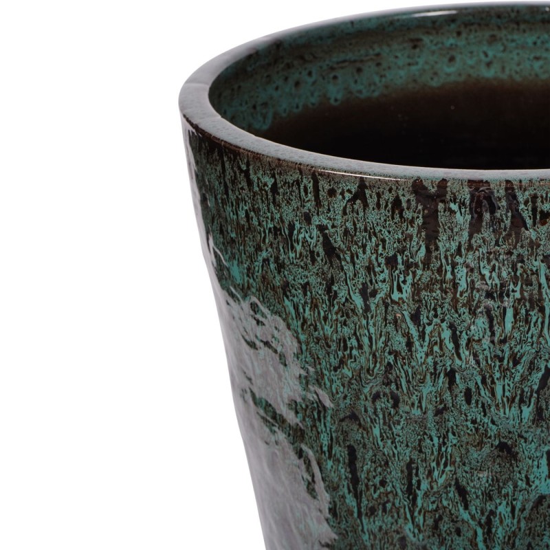 Tall Green Glaze Planter M 80 cm – Green Ceramic Planter
