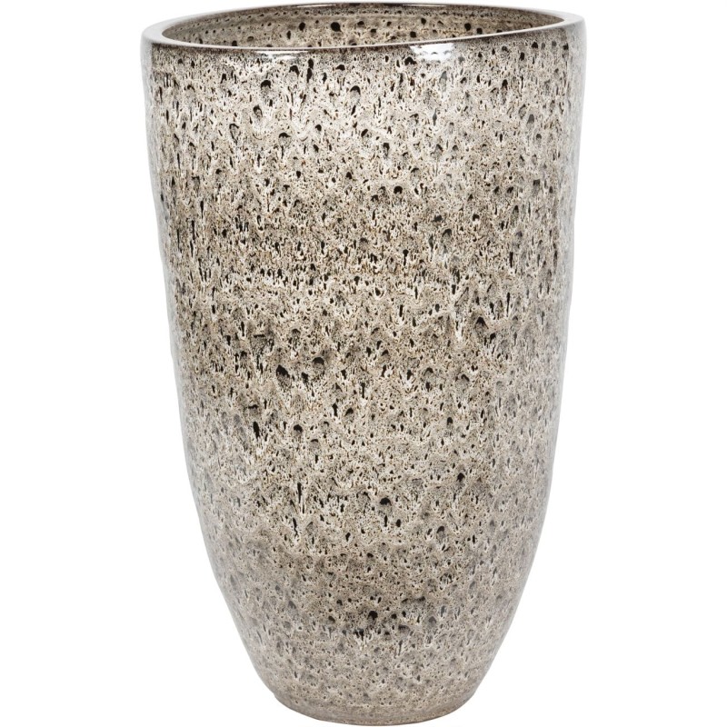 Tall Beige Glaze Planter M 80 cm – Beige Ceramic Planter