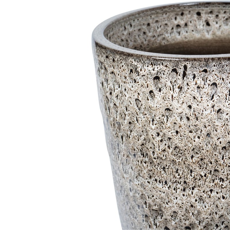 Tall Beige Glaze Planter M 80 cm – Beige Ceramic Planter