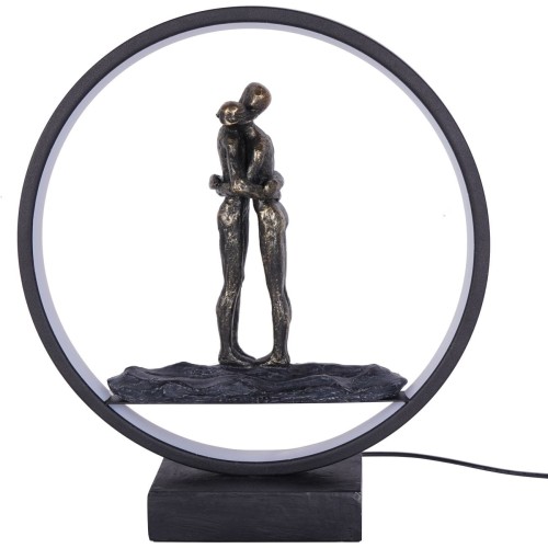 Couple LED Sculpture 33.5 cm with USB Lighting