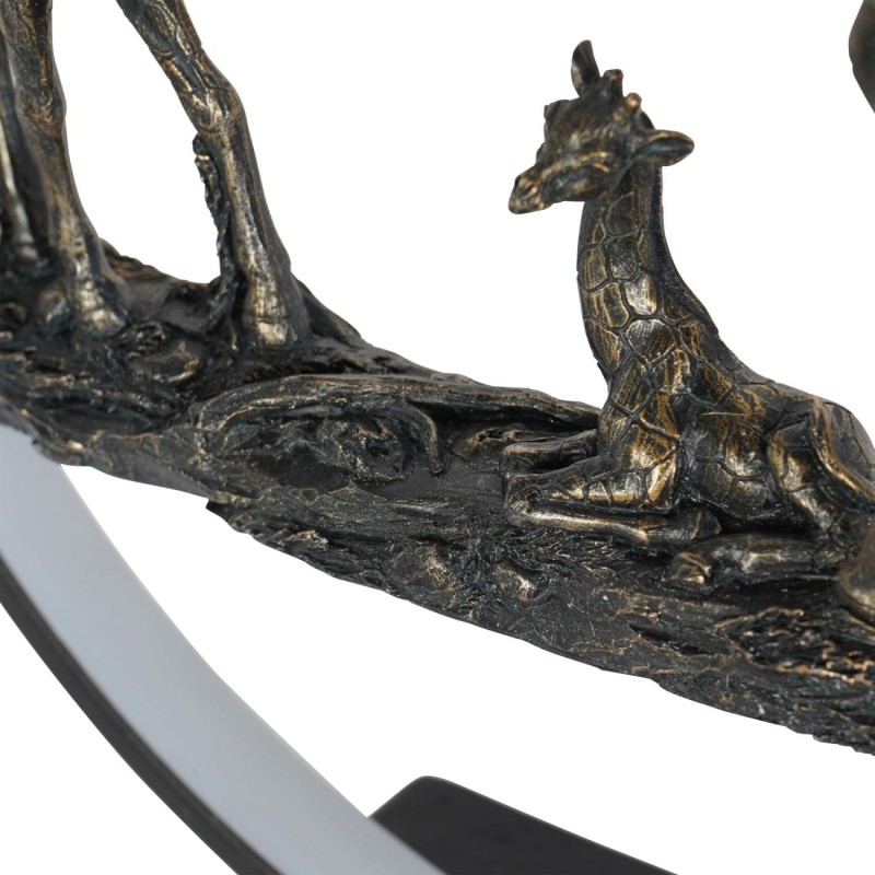 Polyresin Giraffe Family LED sculpture