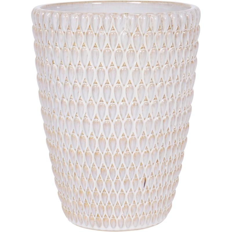 Boscobel Cream Ceramic Planter M 44 cm – Cream Planter for the Living Room