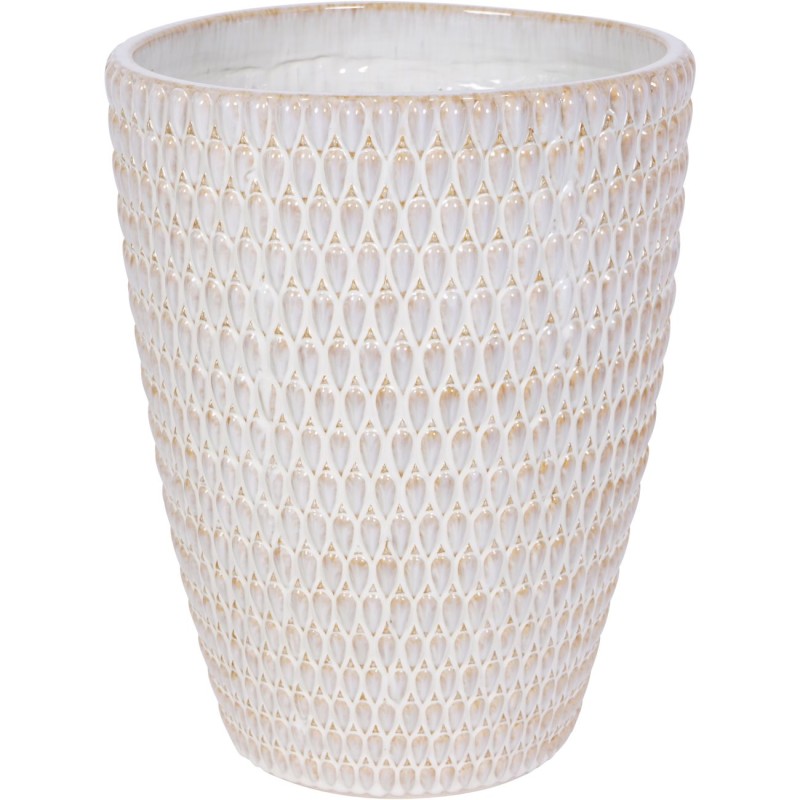 Boscobel Cream Ceramic Planter L 54 cm – Cream Planter for the Living Room