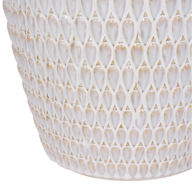 Boscobel Cream Ceramic Planter L 54 cm – Cream Planter for the Living Room