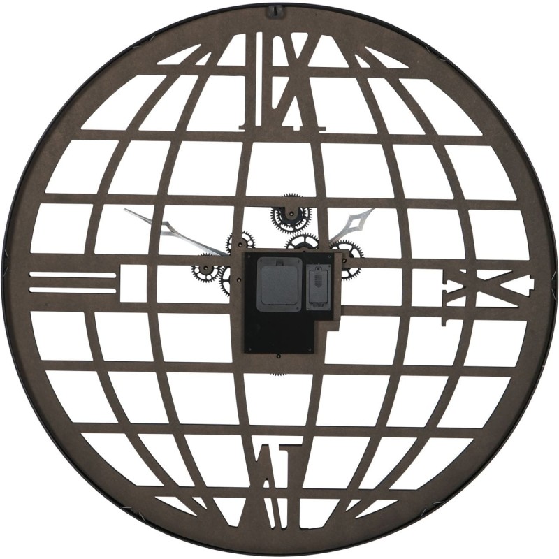 Round skeleton wall clock measuring 100 cm