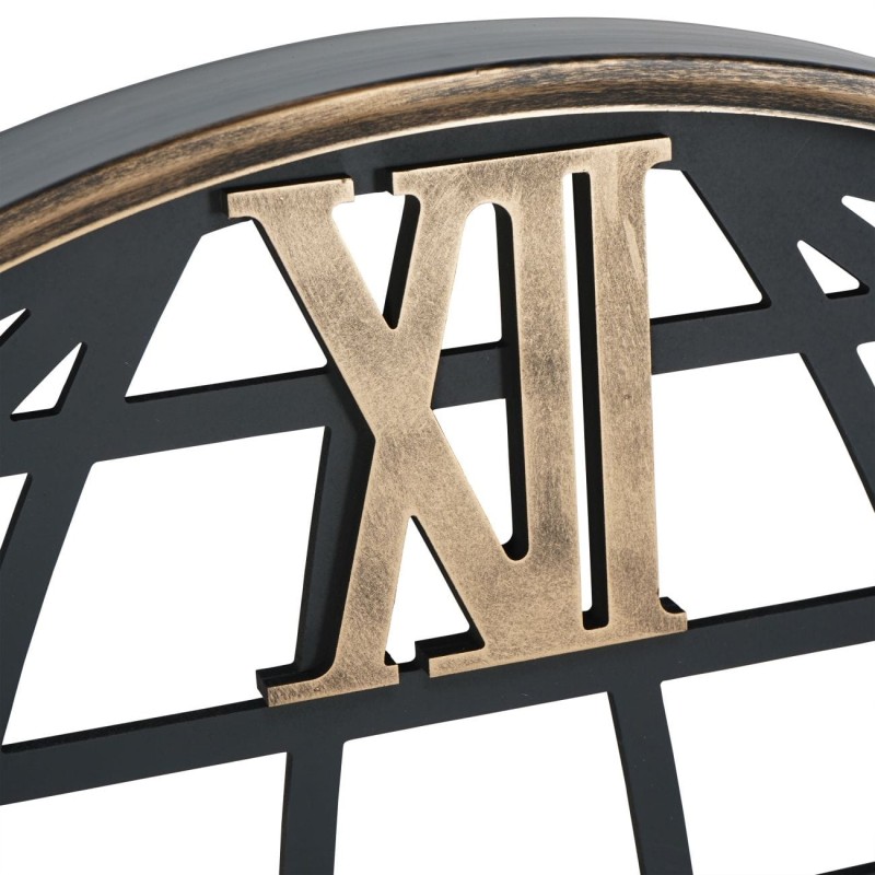 Iron Globe wall clock measuring 100 by 8 by 100 cm