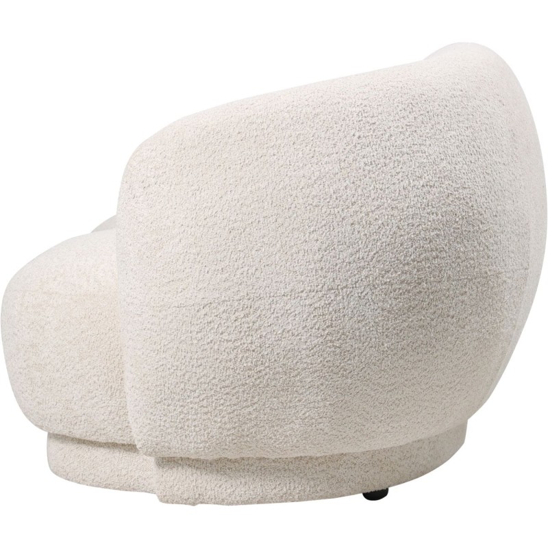 Cream Bouclé Curved Sofa – Luxury Designer Sofa for the Living Room