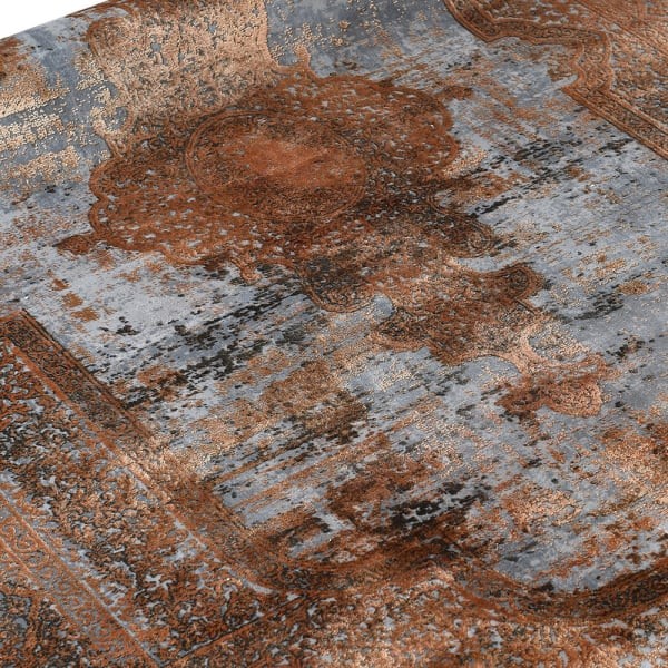 Chelsea Rust copper and rust rug 165 x 235 cm