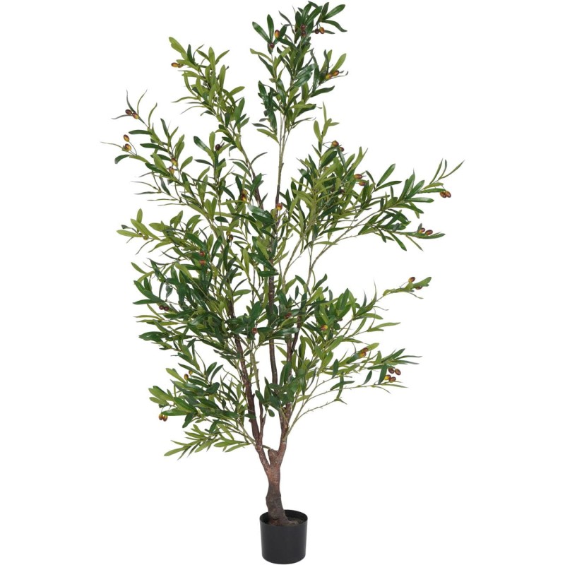 Artificial olive tree, 180 cm, green decorative plant