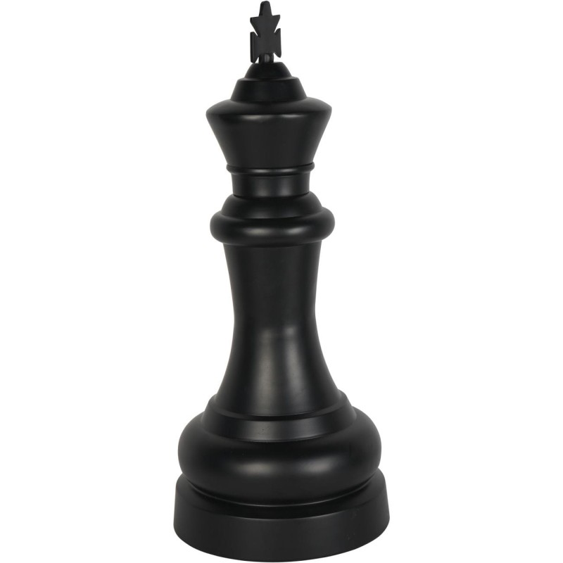 Black King Chess Piece Sculpture – 68 cm