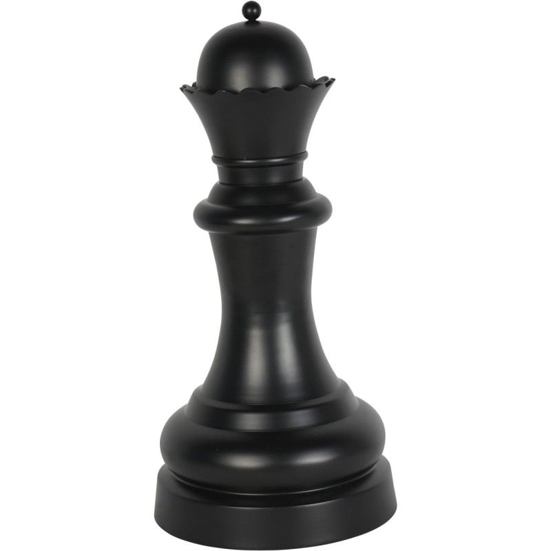 Black Queen Chess Piece Sculpture – 60 cm