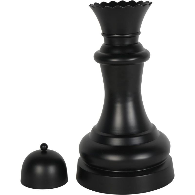 Black Queen Chess Piece Sculpture – 60 cm