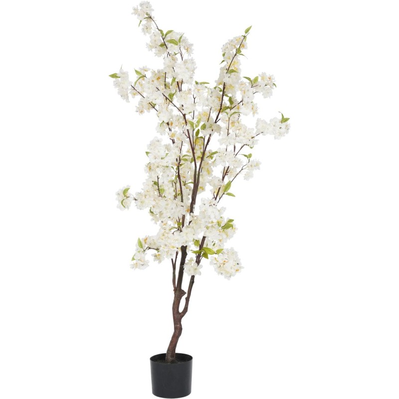 White Artificial Cherry Tree 140 cm – Green Decorative Plant