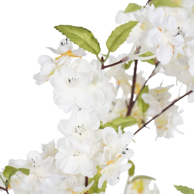 Tall artificial cherry tree for living room décor