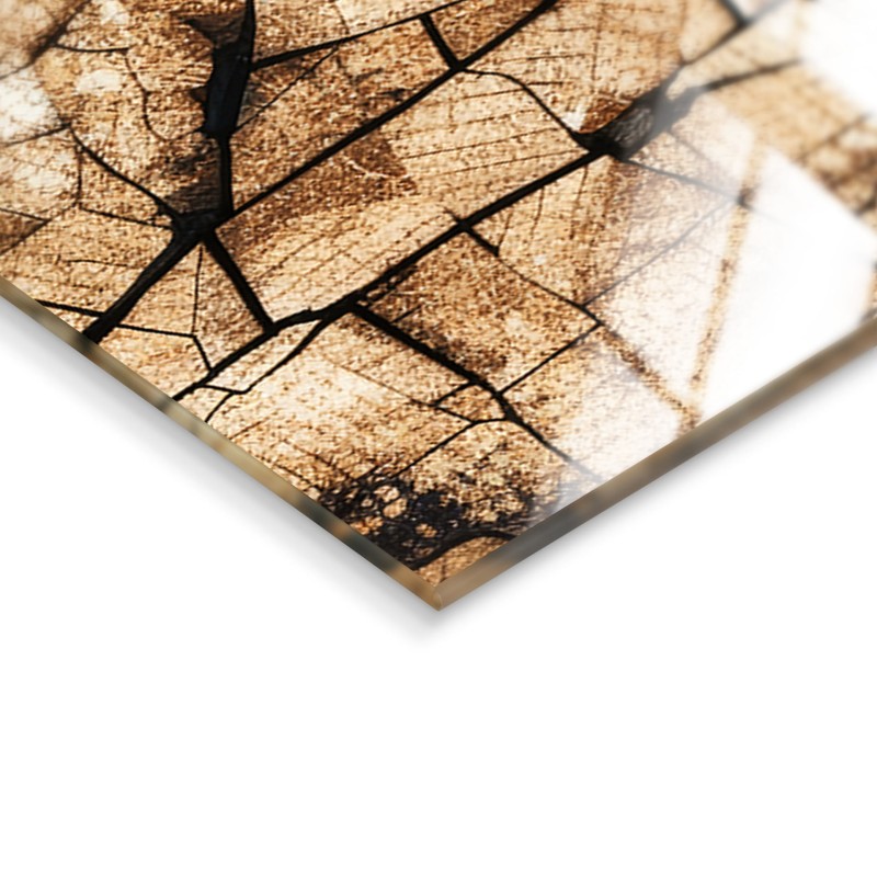 Mosaic Glasspik Glass Wall Art mettalic gold 70x100 cm