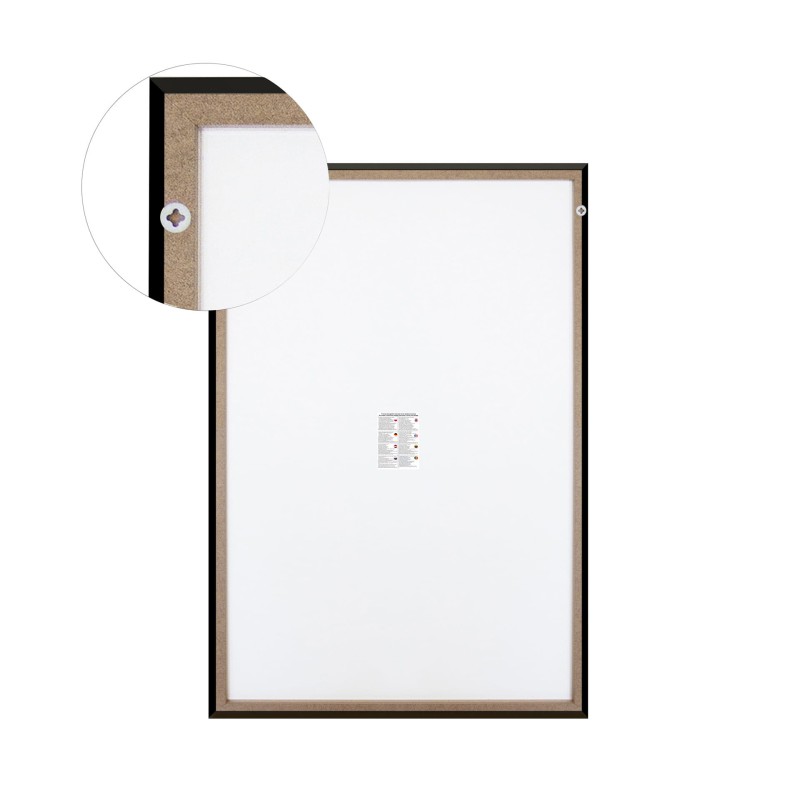 Heron Glass Wall Art – Gold-Framed Artwork Behind Glass, 80x120 cm