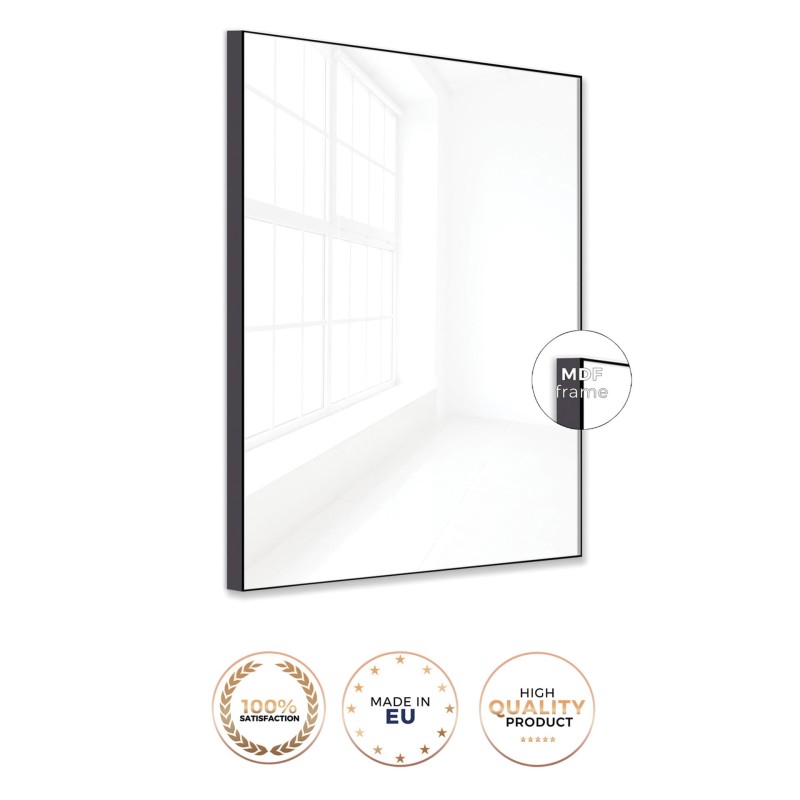 Heron Glass Wall Art – Gold-Framed Artwork Behind Glass, 80x120 cm