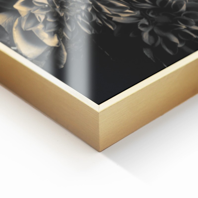 Luxury framed glass picture Golden Hour for bedroom wall