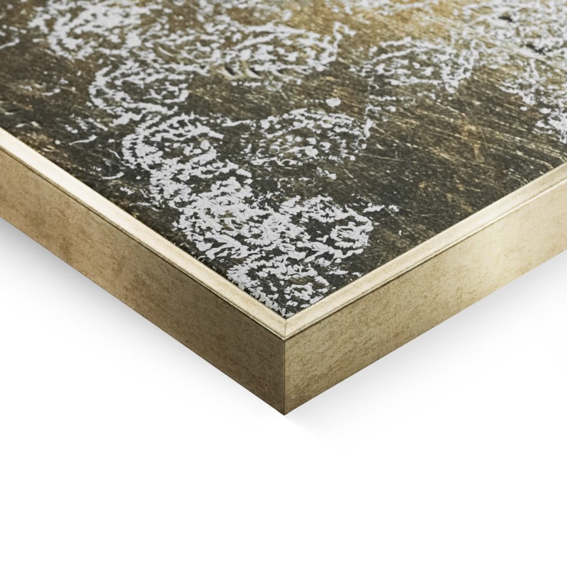 Mayfair portrait artwork in a slim gold frame