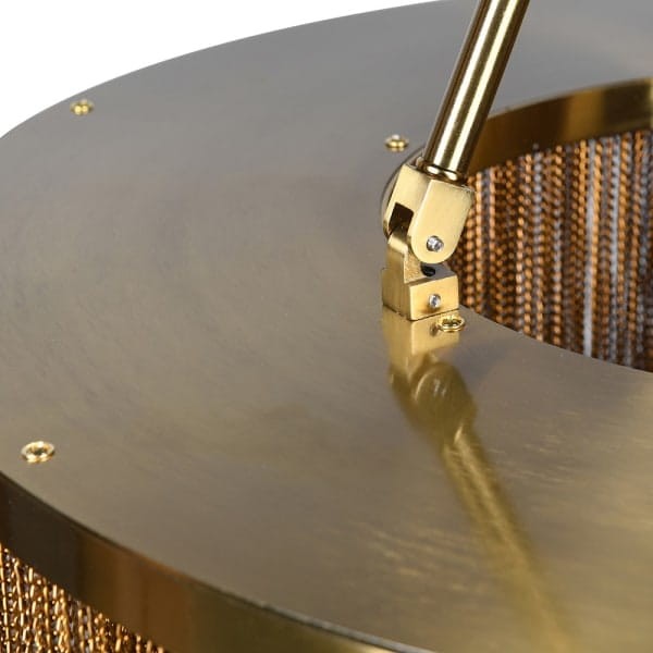 Unique Gold 60 cm Chain Chandelier – Decorative Gold Ceiling Light